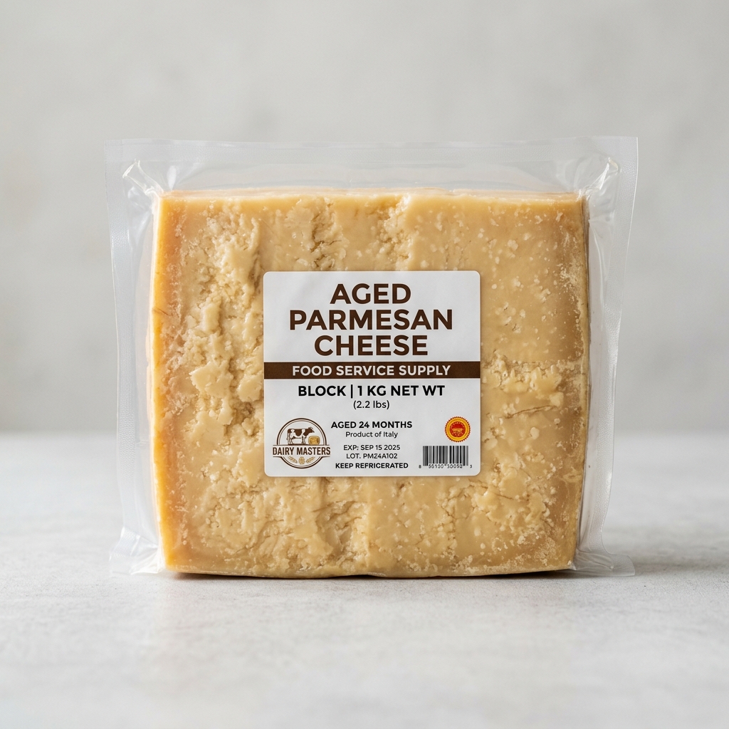 Queso Parmesano LACENSA empacado al vacío